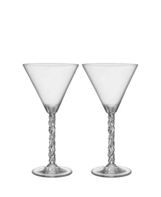 Orrefors - Carat Crystal Martini Glasses, Set of 2
