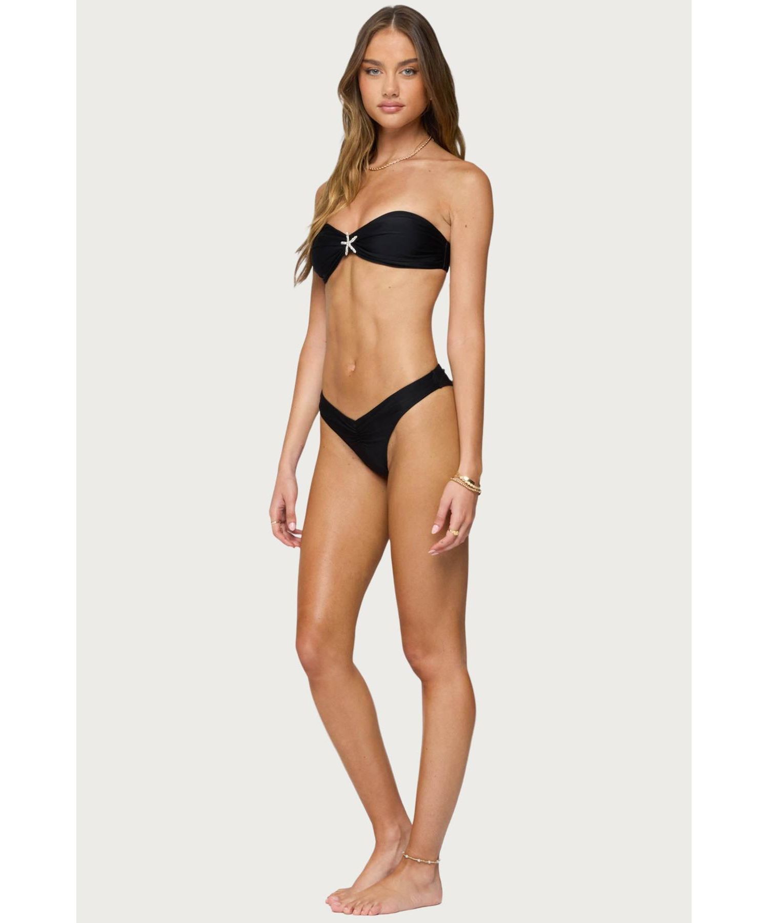 Women's Starfish Ruched Bikini Bottom
