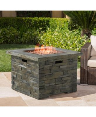 35" SQUARE MGO FIRE PIT - 40000 BTU.