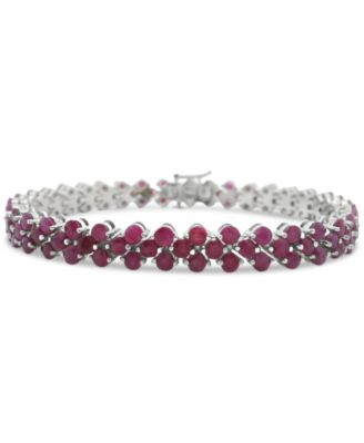 Ruby Flex Bracelet (8-7/8 ct. t.w.) in Sterling Silver
