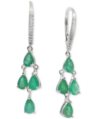 Tanzanite (3 ct. t.w.) & White Sapphire (1/10 ct. t.w.) in Sterling Silver, Also in Emerald, Ruby or Sapphire