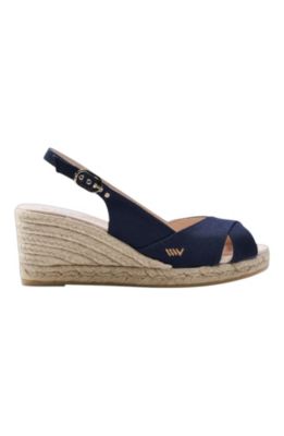 Women's Llansa Canvas Espadrille Sandal Wedges Slingback