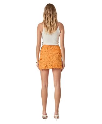 Women's Floral Lace Mini Skirt