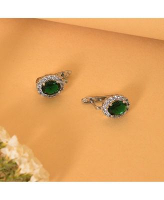 Women's Crystal Hoop Earrings