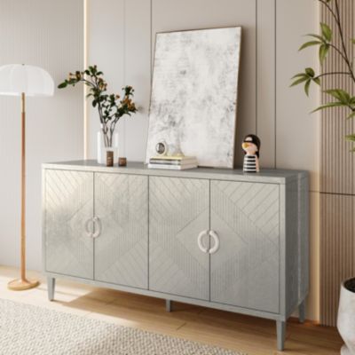 Stylish Storage Kitchen Cabinet with 4 Doors