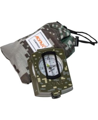 Military Compassaf 4580 Lensatic Sighting Waterproof Shakeproof With Map Measurer Distance Calculator Pouch For Camping Hiking