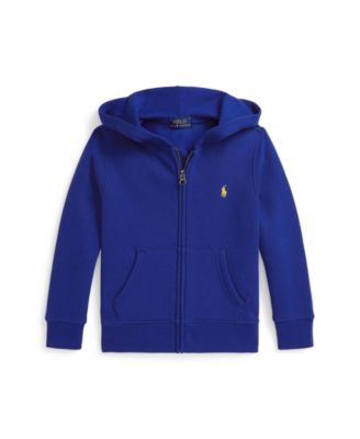 Toddler and Little Boys Fleece Full-Zip Hoodie