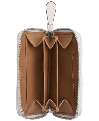 Essential Small Zip Around Card Case In Signature Jacquard