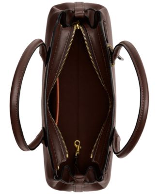 Empire Medium Leather Carryall Slim Shoulder Bag 34