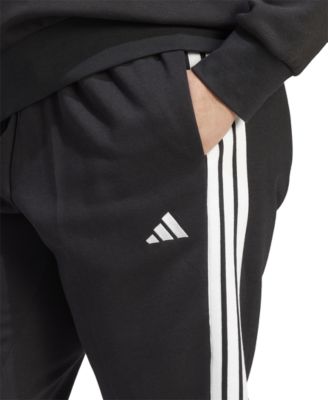 Plus Size Essentials 3-Stripes Fleece Slim Pants