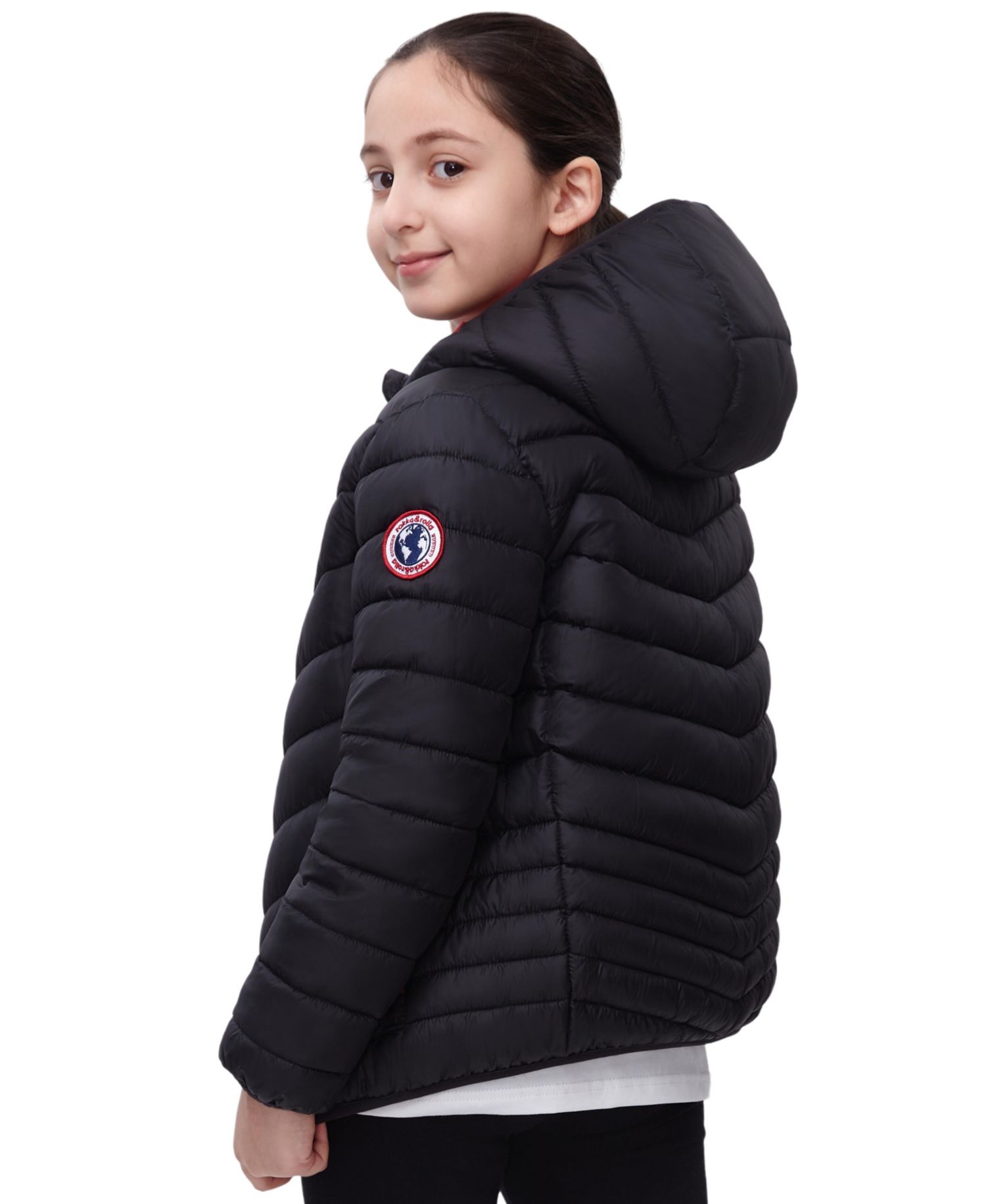 Girls (4 - 18) Reversible Lightweight Puffer Jacket