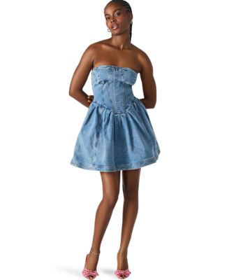 Steve Madden - Women's Rina Strapless Corset Dress