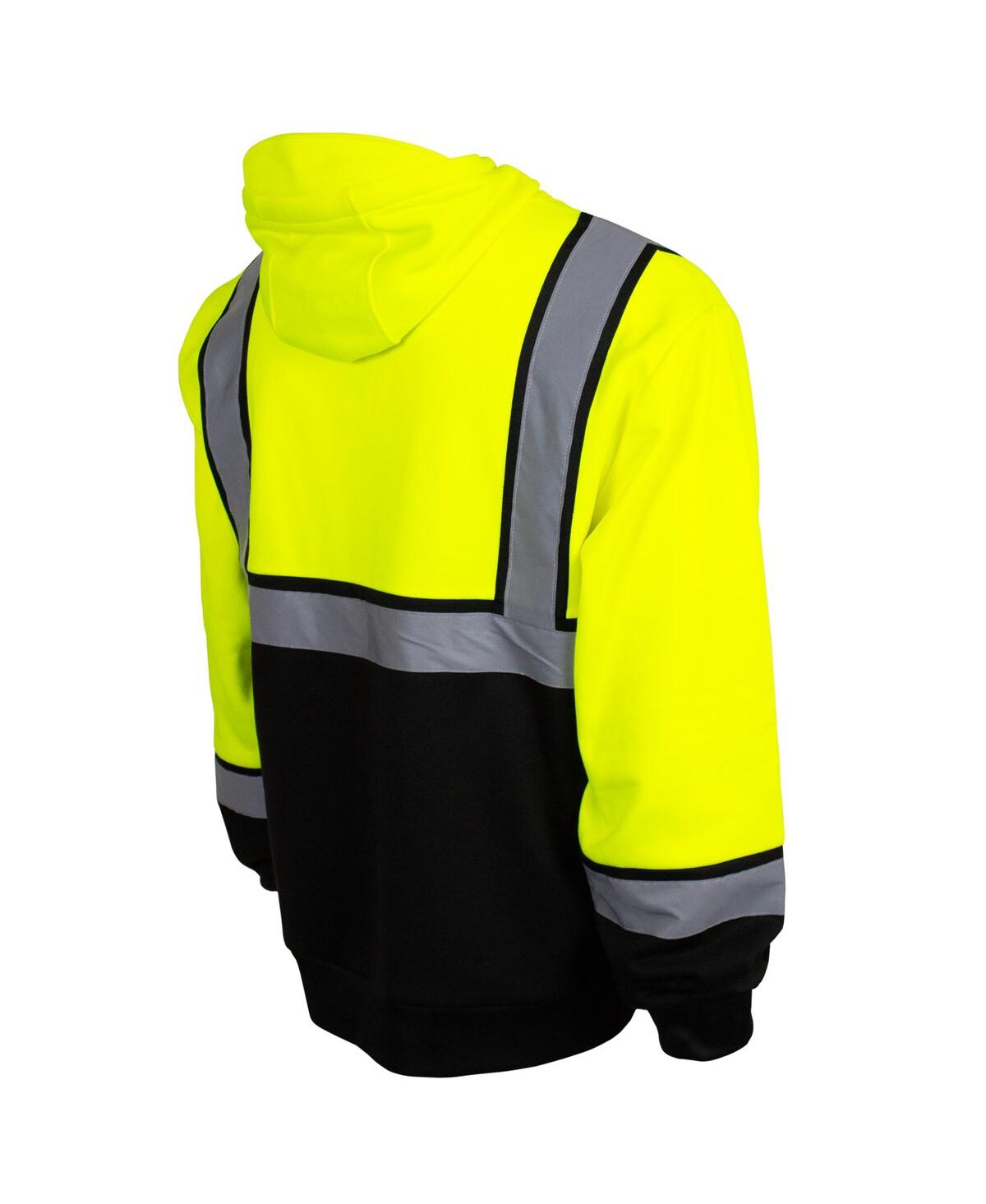 Buffalo Outdoors Men's Yellow Jacksonville Jaguars High-visibility Safety Hooded Sweatshirt In Yellow