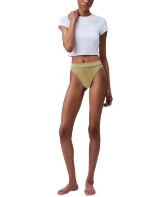 Women's Icon Cotton Stretch Tanga Underwear QF8333
