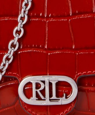 Adair Croc-Embossed Leather Small Crossbody