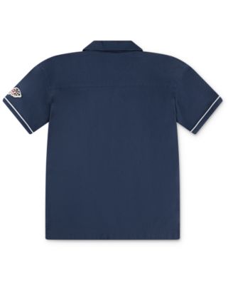 Big Boys Mechanic Short Sleeve Button-Up Shirt