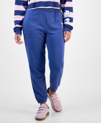Juniors' Snoopy Pennant Jogger Sweatpants