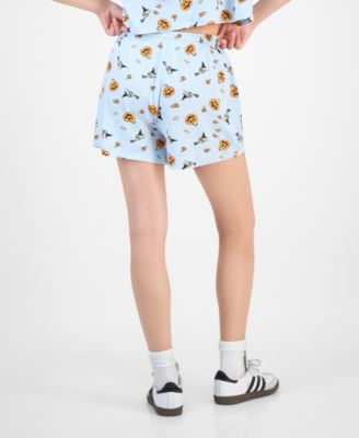 Juniors' Peanuts Woodstock Halloween Lounge Shorts