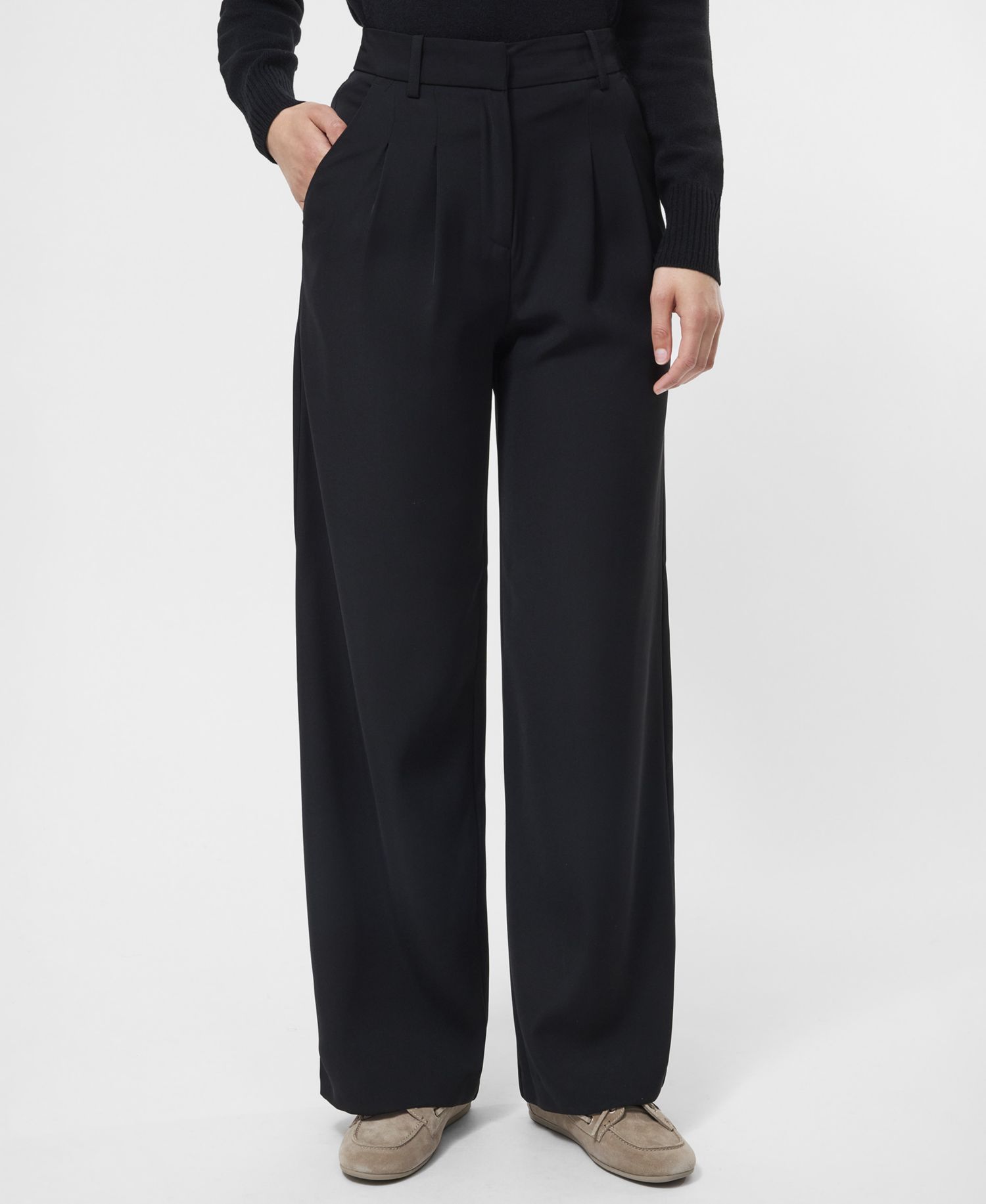 Women's Harrie Wide-Leg Suiting Pants