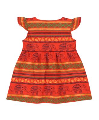 Baby Girls Vestito Dress Set - Jacquard Stripe