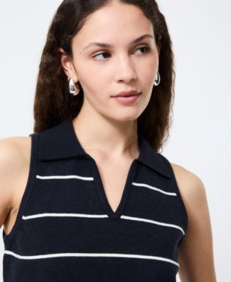 Women's Sloane Collared Sleeveless Top