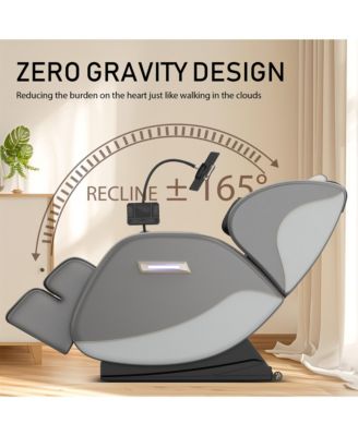  Full Body  Faux Leather & Metal Frame  Zero Gravity,  Foot Roller Massage Recliner Chair