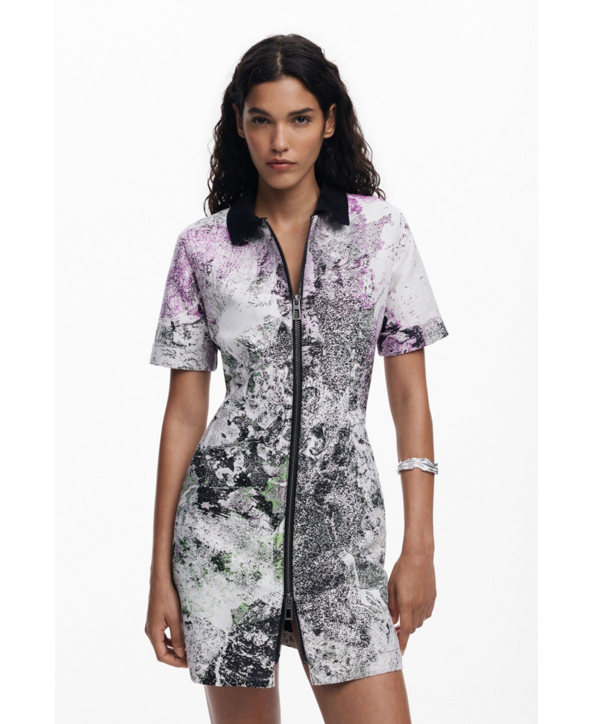 Desigual Women's Dress Designed By Mr. Christian Lacroix In Multi