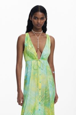 Women's Long dress with buttons