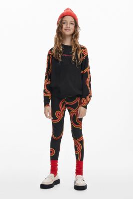 Girls Girls's Serpentine sleeve sweater