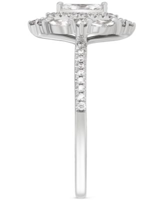 Diamond Marquise Double Halo Engagement Ring (3/4 ct. t.w.) in 14k White Gold