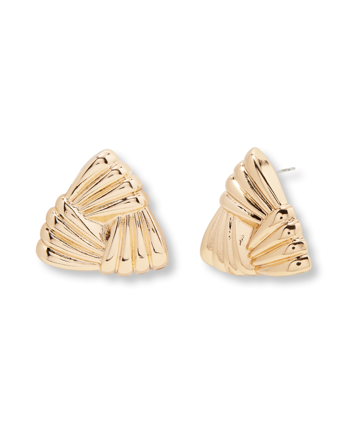 Gold Plated Serena Stud Earrings - Gold