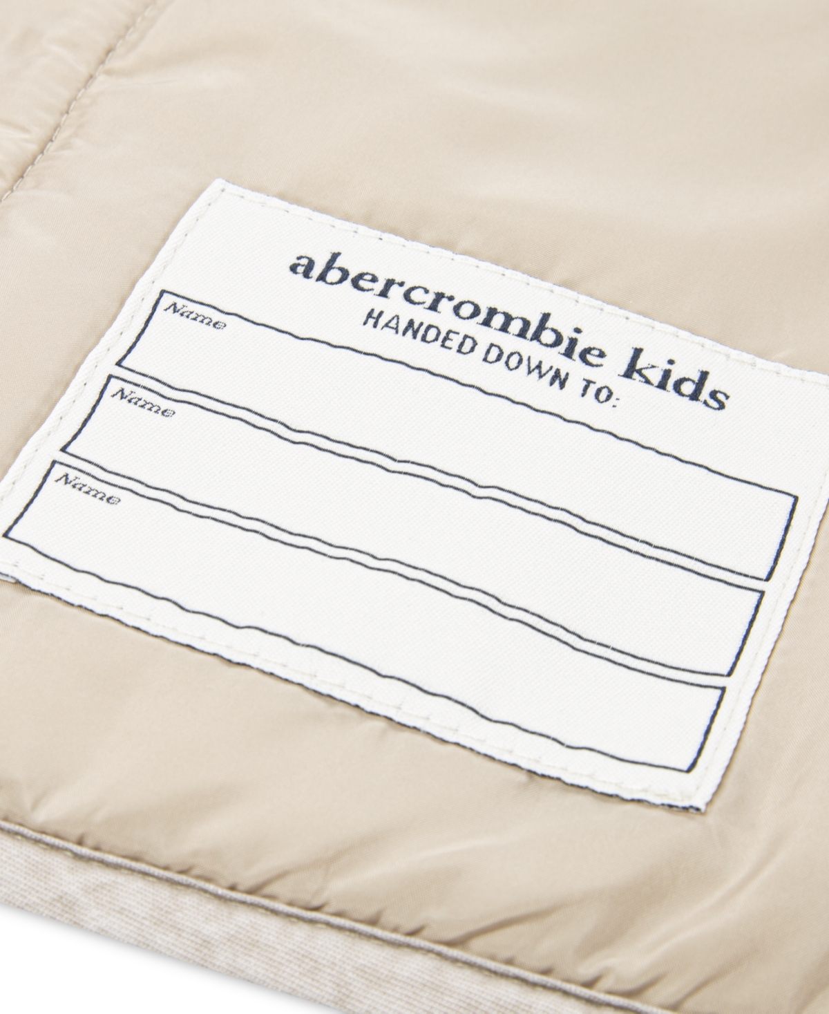 Abercrombie Girls Quilted Liner Jacket In Gray