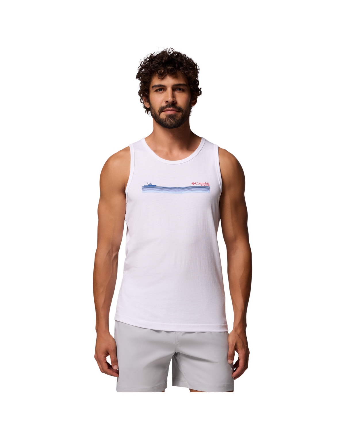Men's Marsi Graphic Tank Top - White