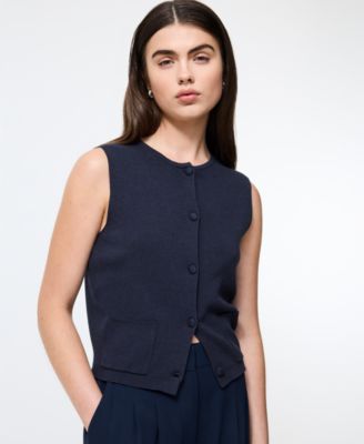 French Connection - Women's Cozysoft Sleeveless Cardigan
