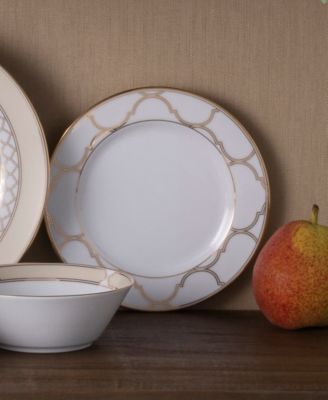 Eternal Palace Gold Set of 4 Bread Butter/Appetizer Plates, 6-1/2"