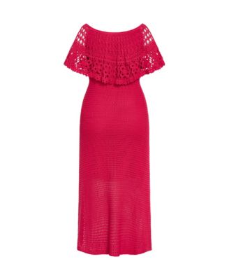 city chic crochet dress Women's Callie Rent For:10 Days seasonfinale25-denim-more crochet dress Greyson White Tulle Mini Pullover style