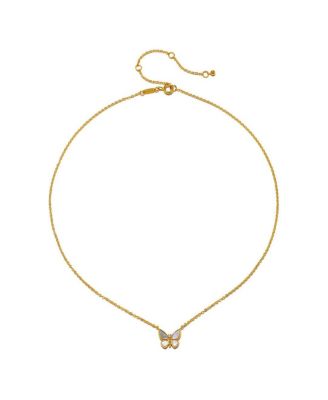 Renewed Hope Pearl Butterfly Necklace