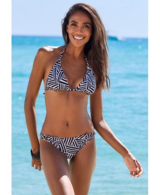 Women's Geometric Print Classic Bikini Swimsuit Bottom