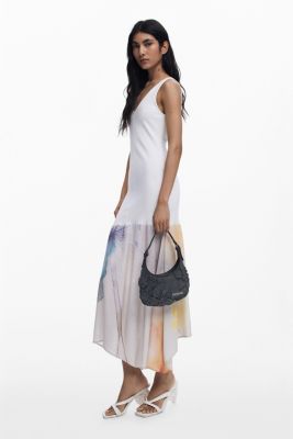 Women's Small floral applique bag