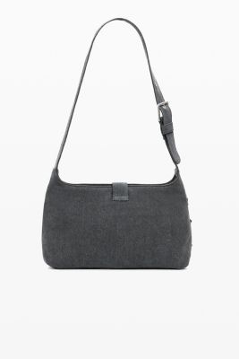 Women's Medium bag with flower appliques