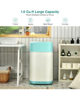 8lbs Portable Fully Automatic Washing Machine W/ Drain Pump