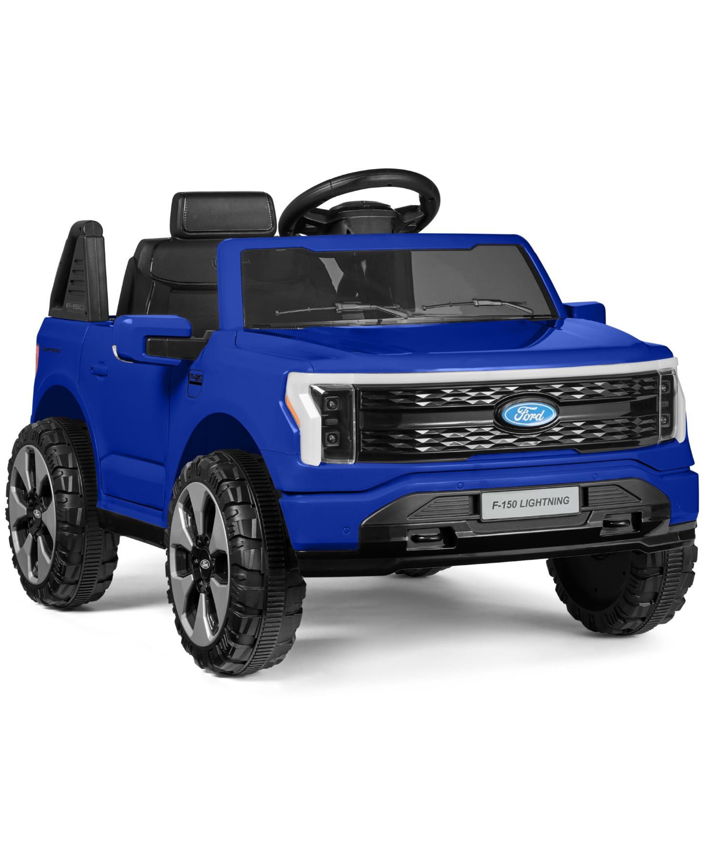 Детская игрушка Best Choice Products Ford Lightning 12V Powered Ride-On Car with Remote Control, 66 lbs., 3–6 лет, цвет: Синий — фото 1