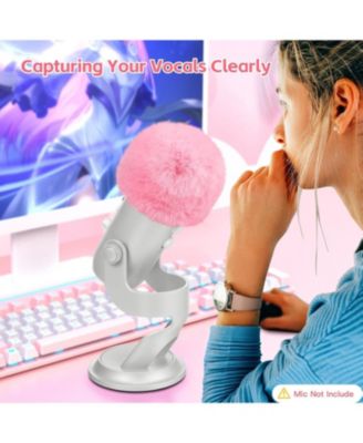 Gaming USB Microphone k66w-us and d65p Furry Cover