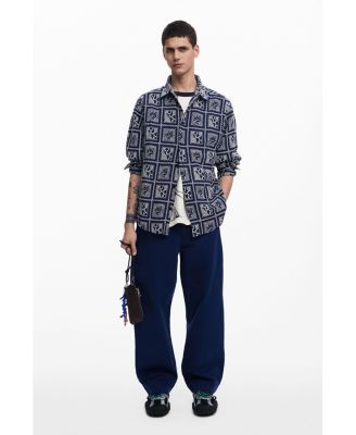 Men's Long-sleeve checkered shirt