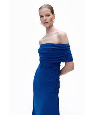 Women's Draped Maxi Dress