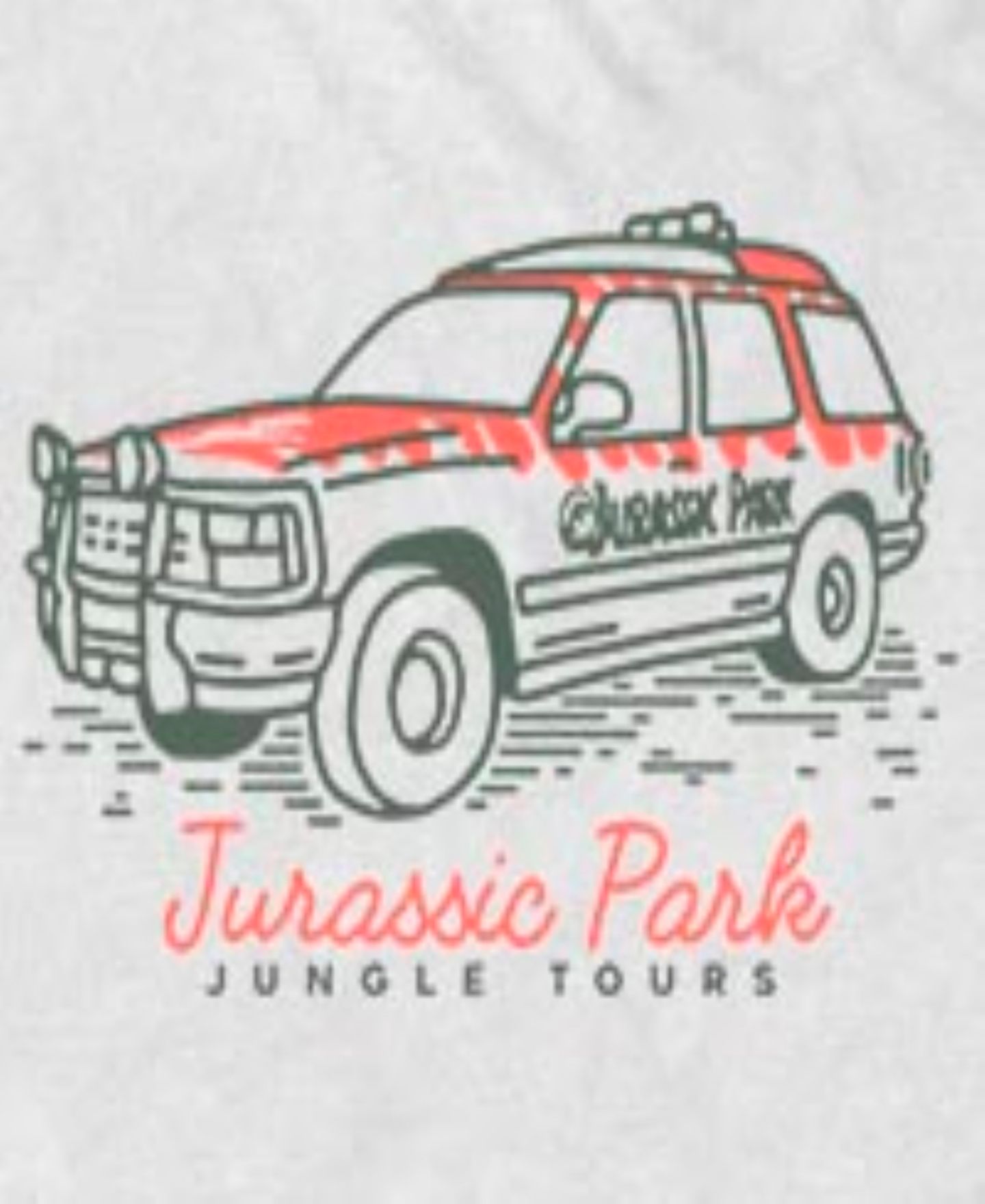 Мужская футболка Fifth Sun Jurassic Tour Short Sleeve, цвет: Белый — фото 3