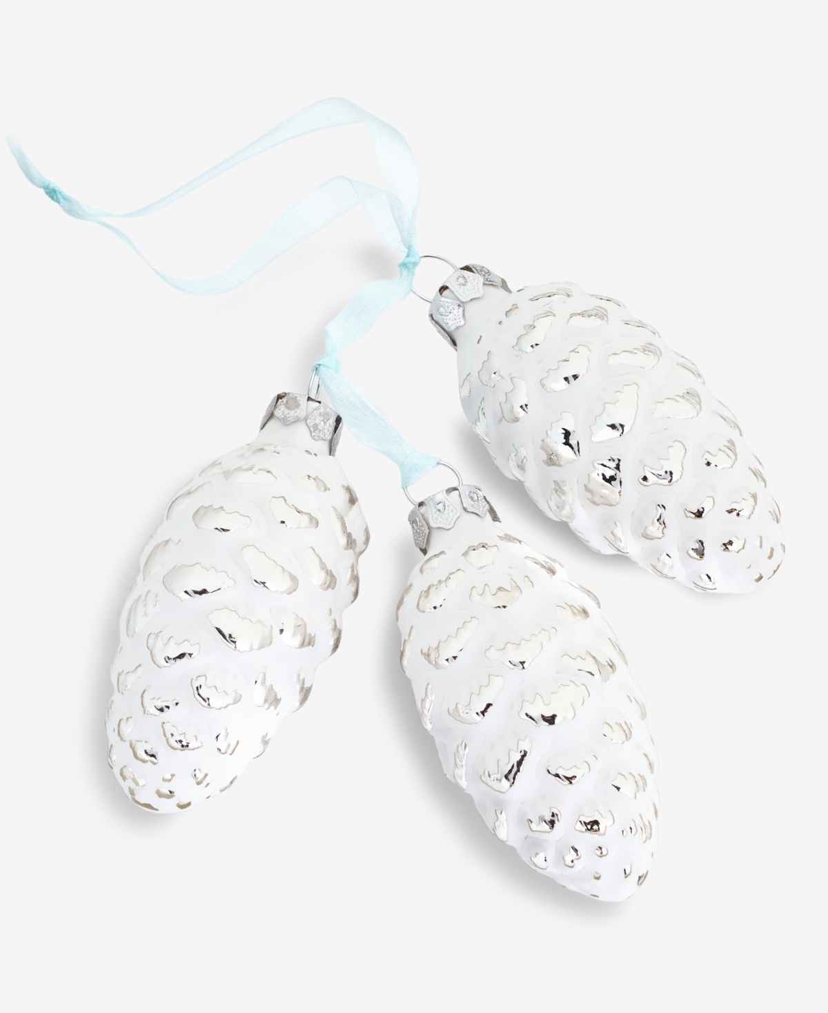 Holiday Lane Nordic Wonderland Pinecone Cluster Ornament, Macy's Exclusive In Transparent