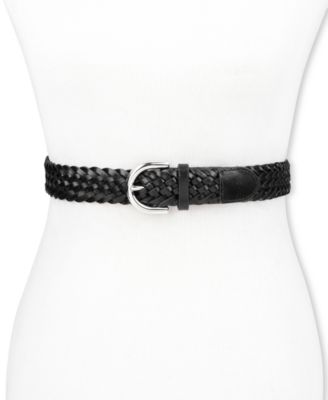 Women's Fully Adjustable Braided Leather Belt