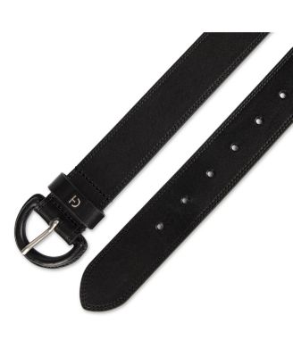 Women's Casual Leather Covered Buckle Belt