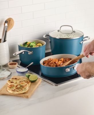 10- Pc. Hard-Anodized Ceramic Induction Cookware Set